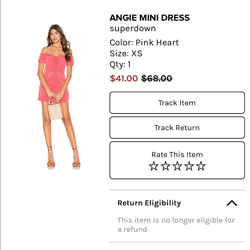 Superdown Angie Mini Dress